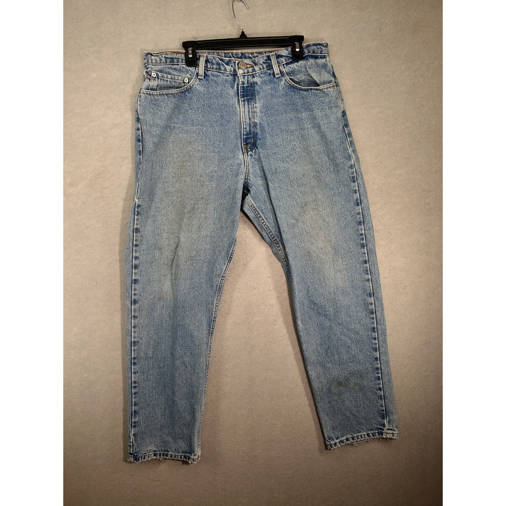 RL Ralph Lauren polo Mens Relaxed Fit Light Wash Denim Jeans 38x32